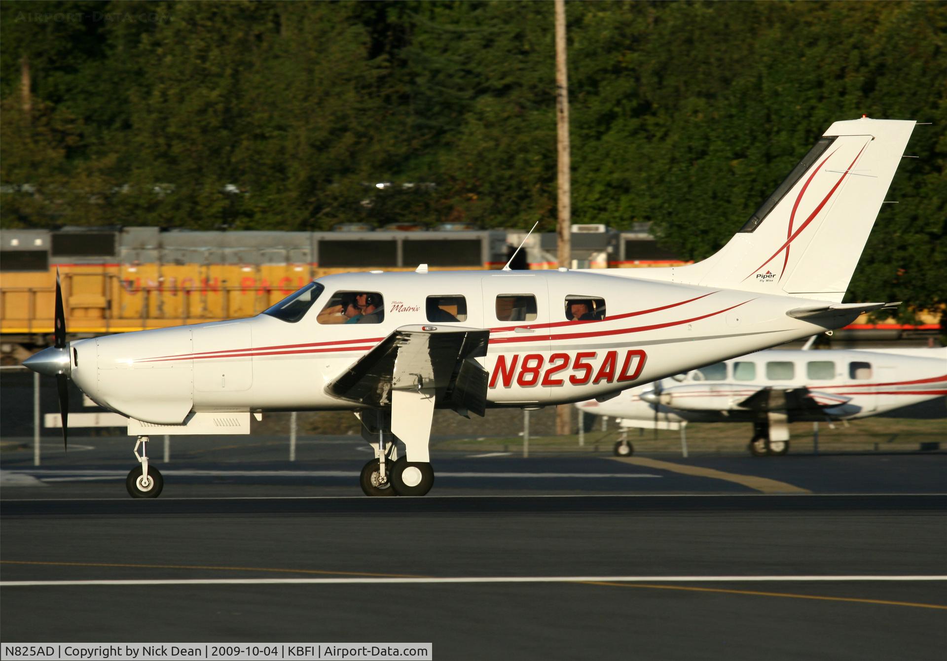 N825AD, 2008 Piper PA-46R-350T Malibu Matrix C/N 4692043, KBFI