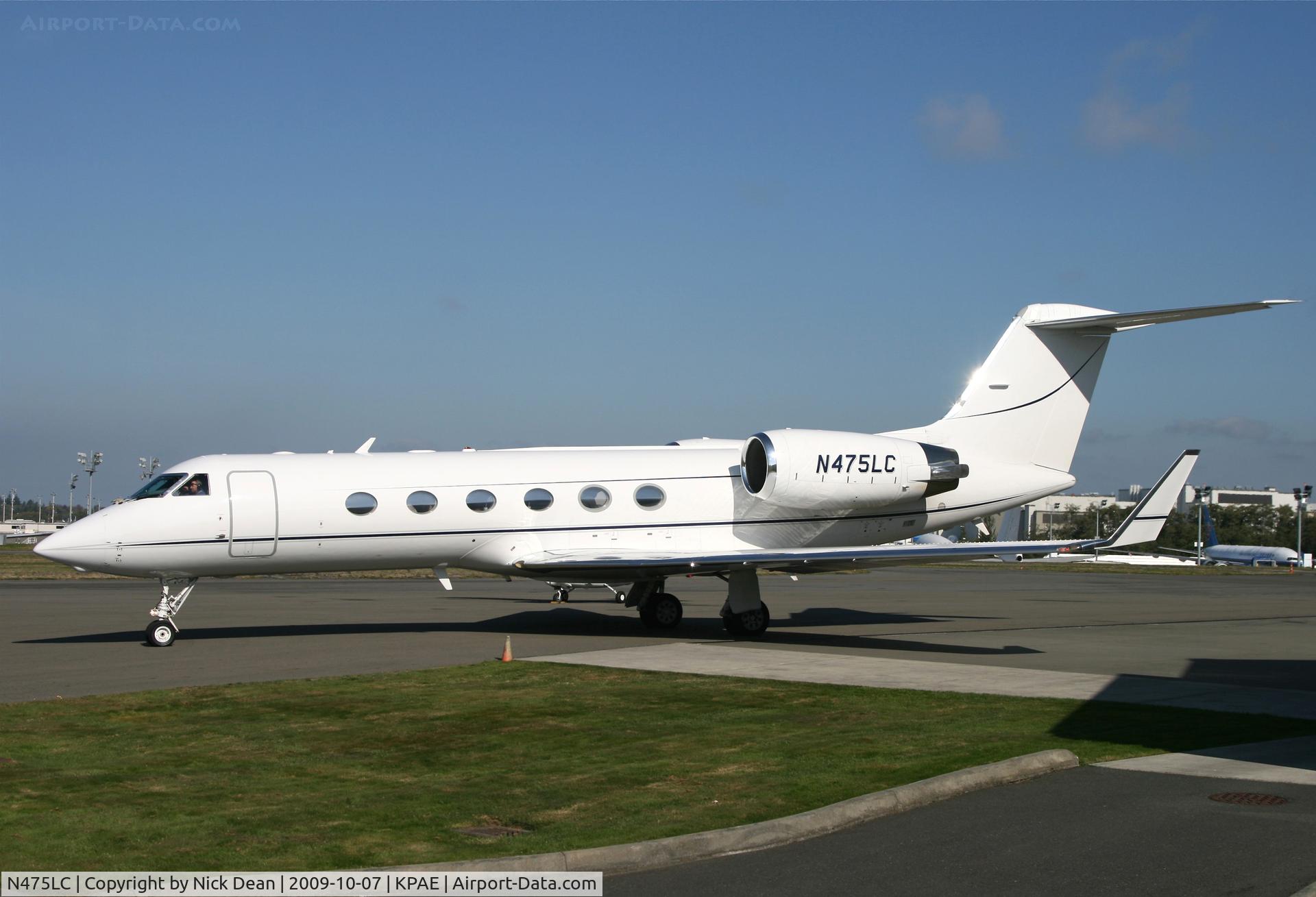 N475LC, 2002 Gulfstream Aerospace G-IV C/N 1472, KPAE