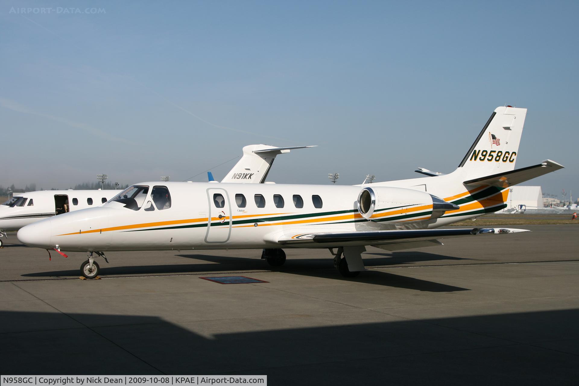 N958GC, 2002 Cessna 550 Citation II C/N 550-1016, KPAE