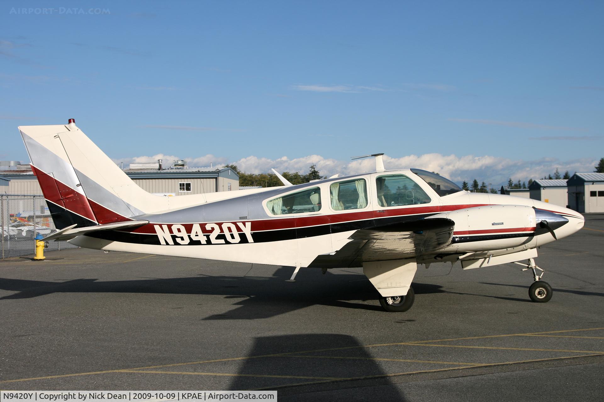 N9420Y, 1964 Beech 95-B55 (T42A) Baron C/N TC-582, KPAE