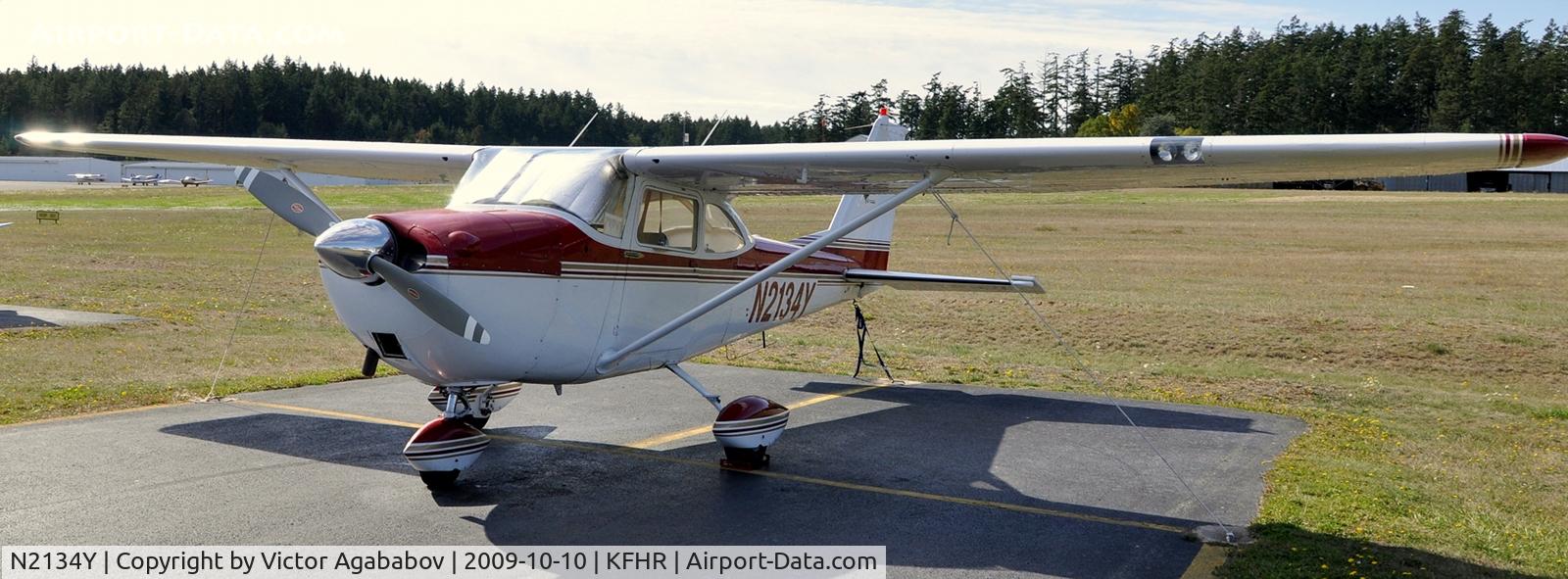 N2134Y, 1962 Cessna 172D Skyhawk C/N 17249634, At Friday Harbour Airport