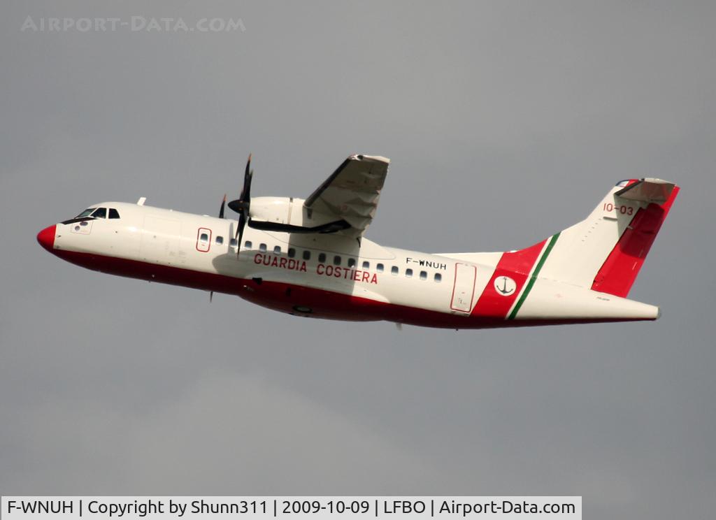 F-WNUH, 2009 ATR 42-500MP C/N 803, C/n 803 - Ex. F-WWLV for ferry flight to unknown destination...