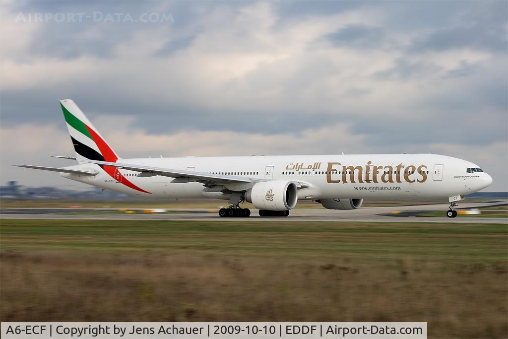 A6-ECF, 2007 Boeing 777-36H/ER C/N 35574, Emirates - Boeing 777-31H(ER) - A6-ECF