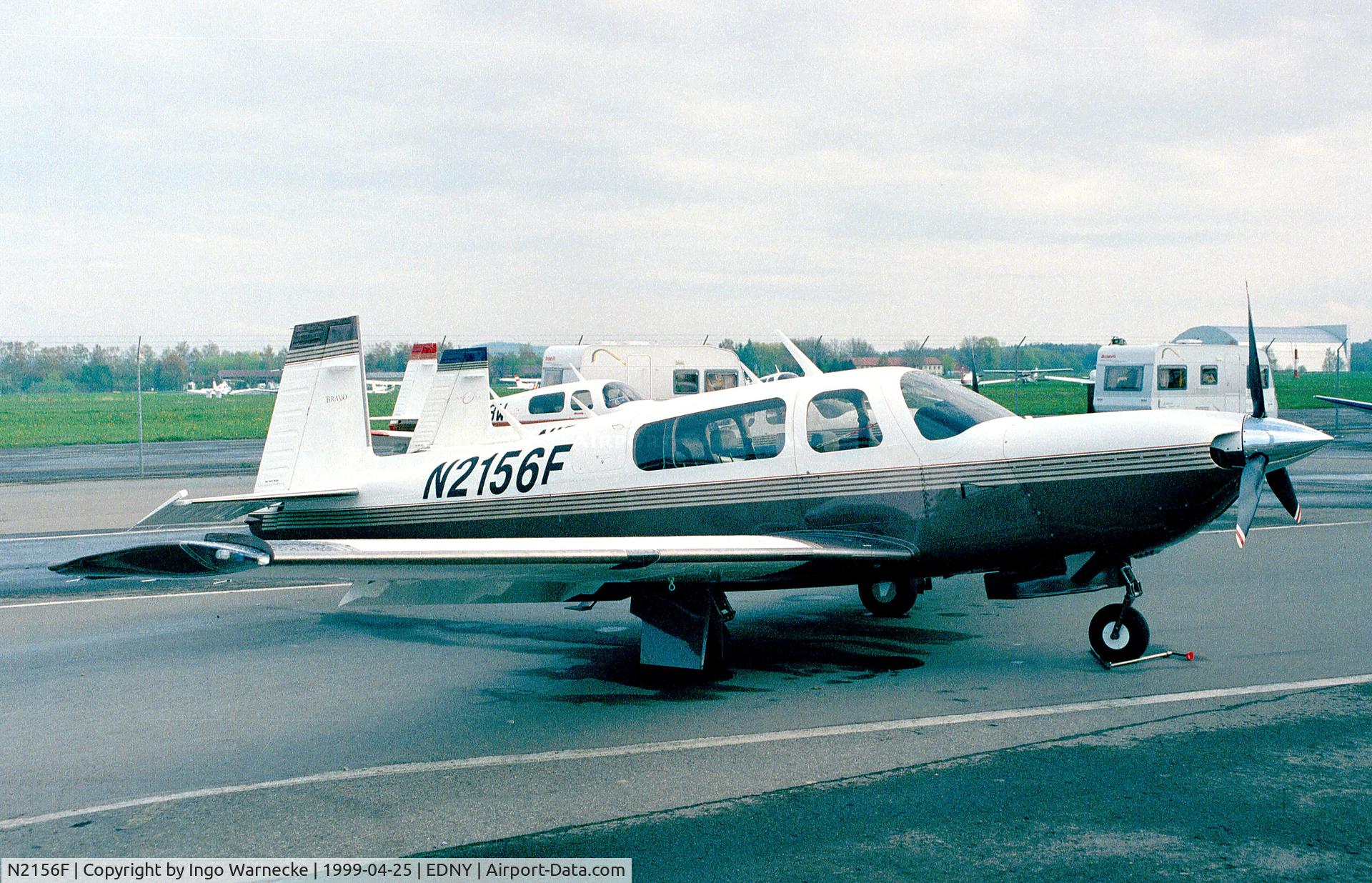 N2156F, 1998 Mooney M20M Bravo C/N 27-0256, Mooney M20M TLS at the Aero 1999, Friedrichshafen