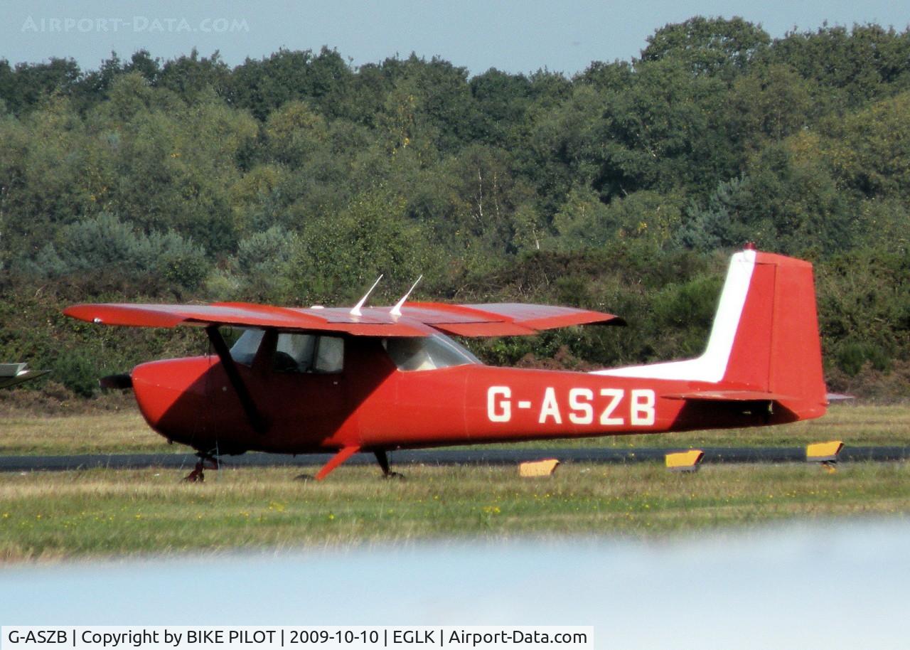 G-ASZB, 1965 Cessna 150E C/N 150-61113, VISITING A/C PARK