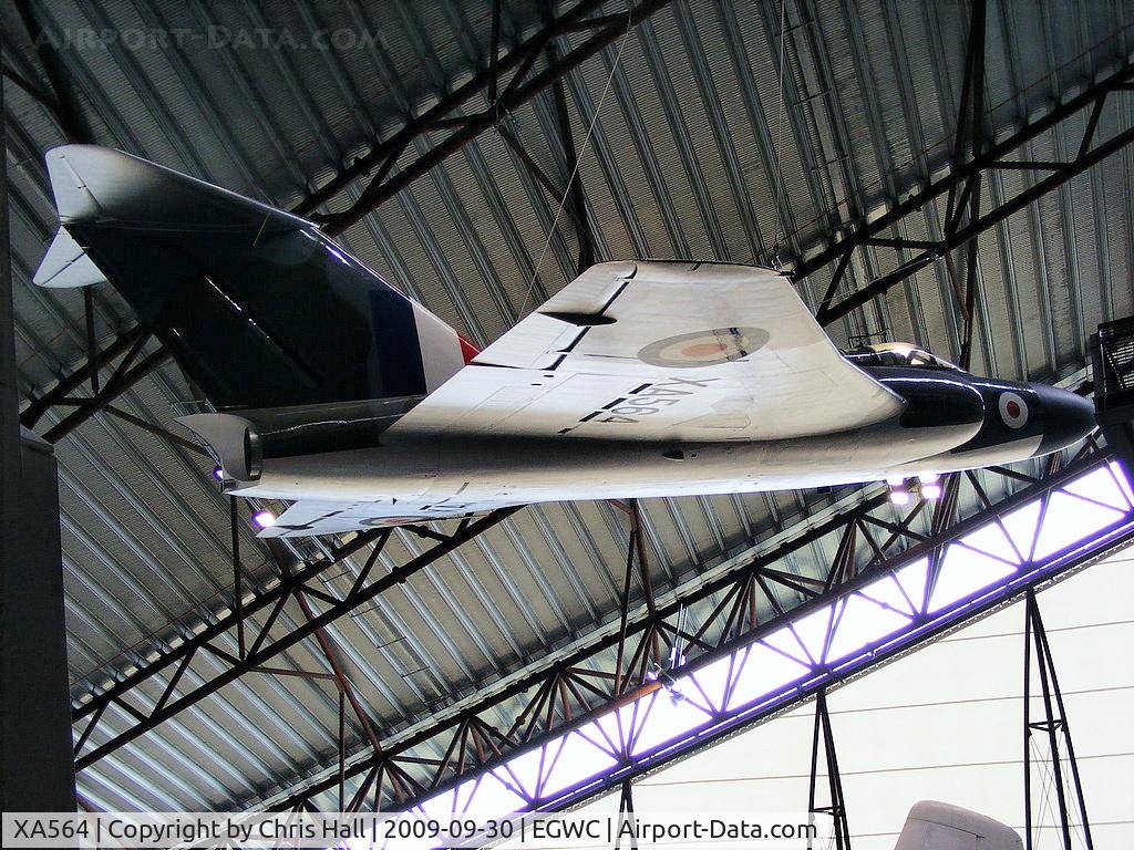 XA564, Gloster Javelin FAW.1 C/N Not found XA564, The Javelin was the world's first twin-jet delta-wing fighter, designed to intercept bombers at high altitudes and at high subsonic speeds. Electronic and radar devices gave it an all-weather capability.