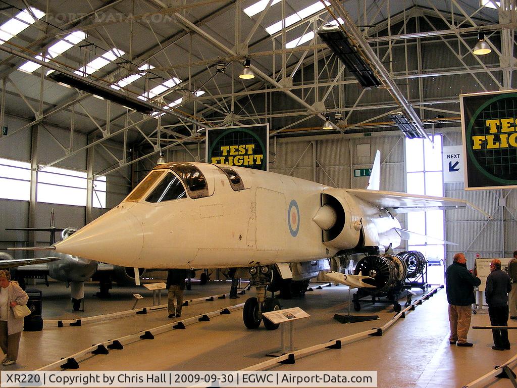 XR220, BAC TSR-2 C/N XO-2, Although never developed beyond the prototype stage, the British Aircraft Corporation TSR2 was one of the most exciting and controversial British combat aircraft designs of the 1960s.