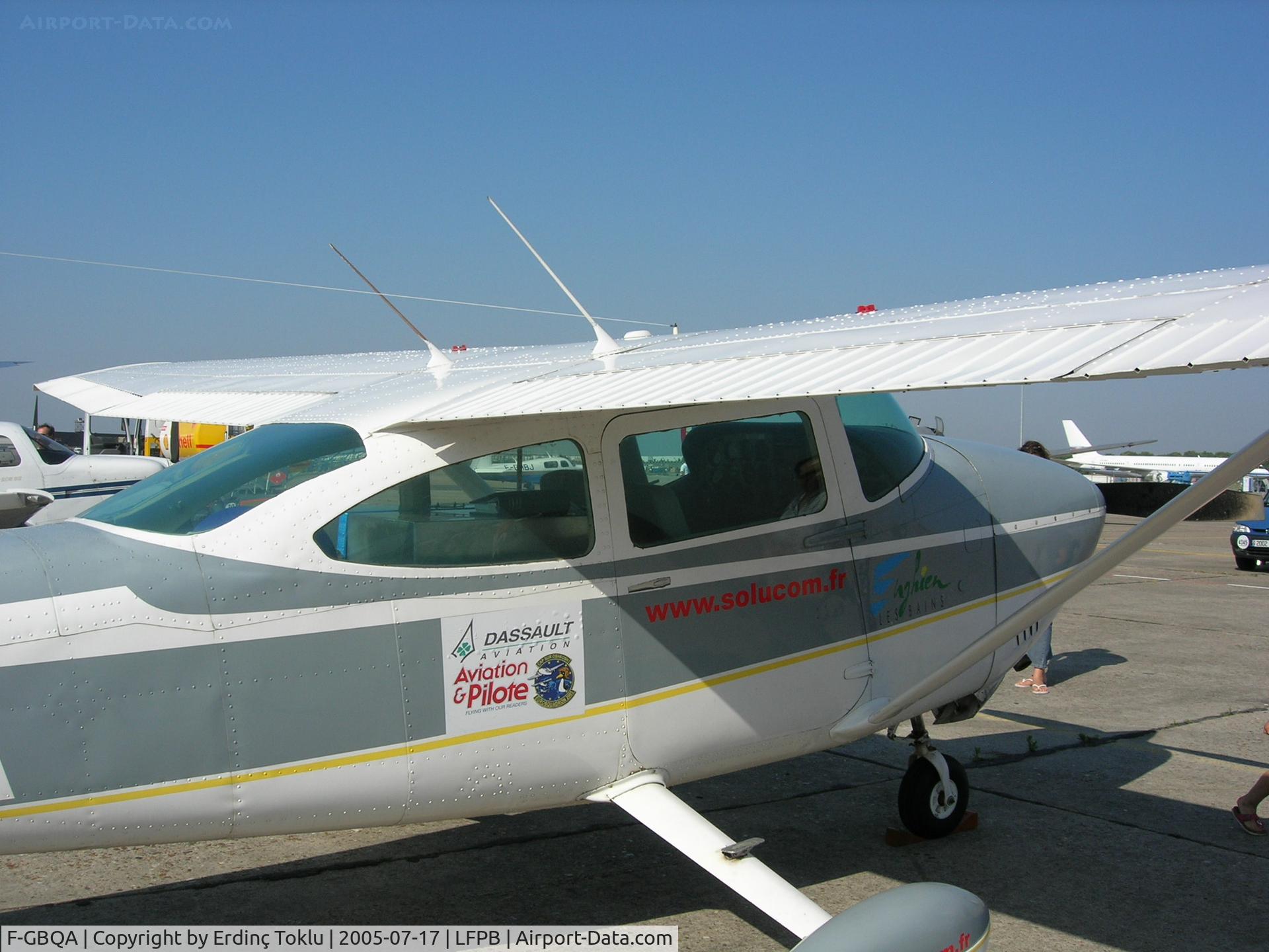 F-GBQA, Reims F182Q C/N 0103, Ready for Oshkosh at le Bourget