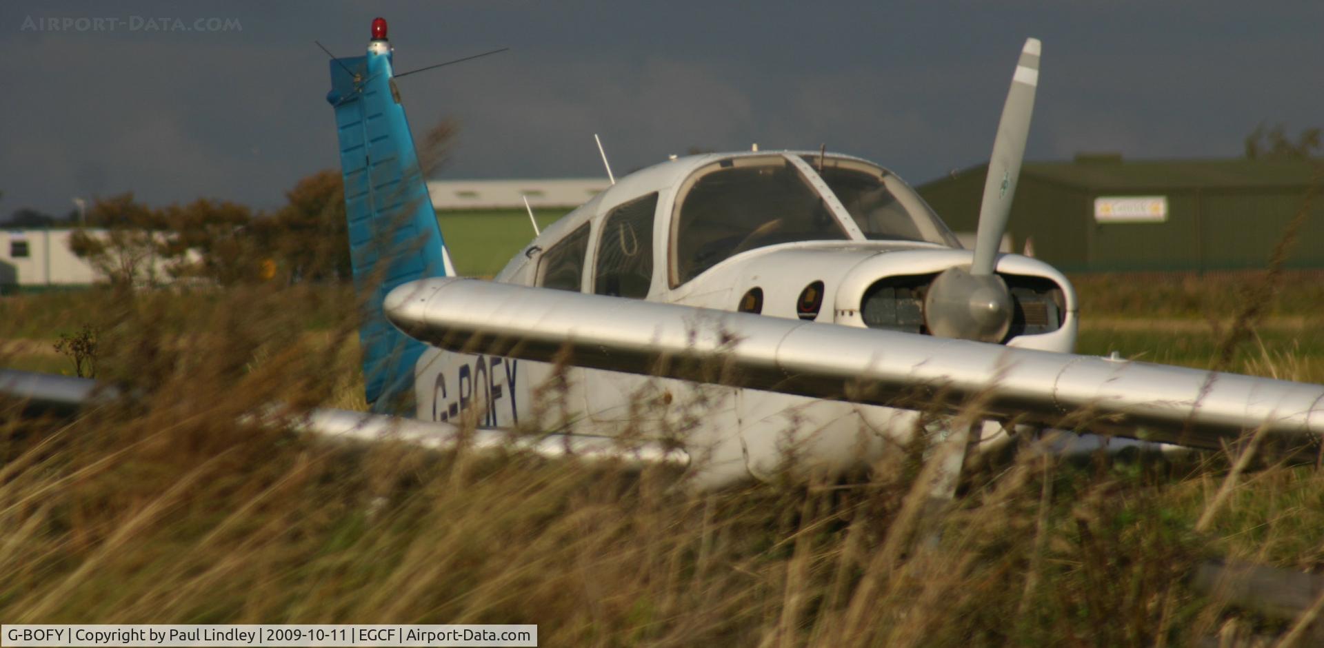 G-BOFY, 1974 Piper PA-28-140 Cherokee Cruiser C/N 28-7425374, Looking a little forlorn now