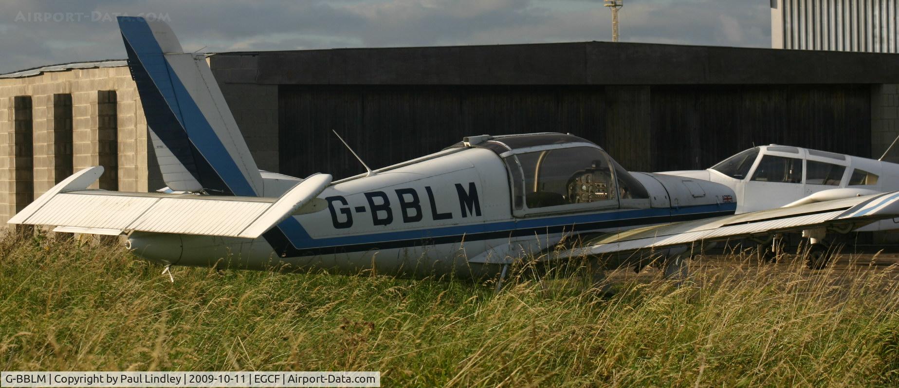 G-BBLM, 1973 Socata Rallye 100S Sport Sport C/N 2392, Now propless and a little dirty
