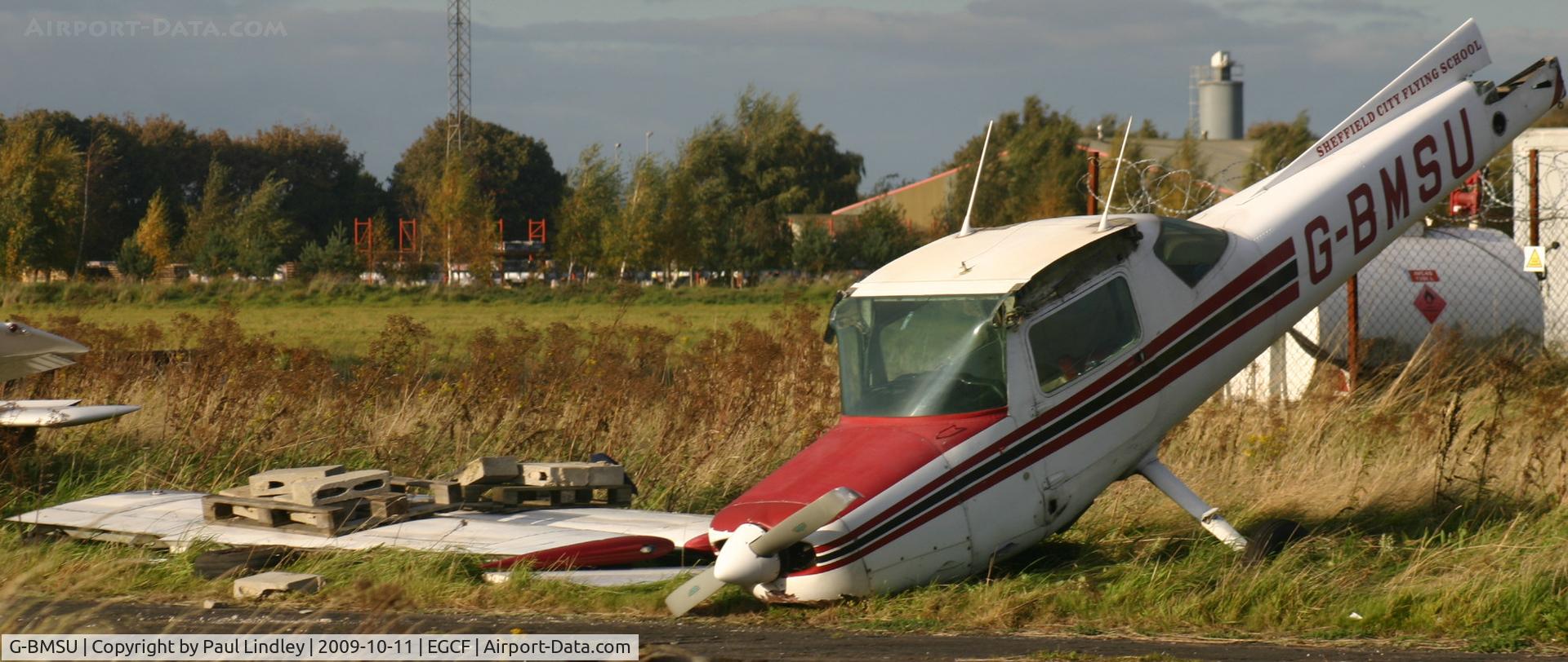 G-BMSU, 1978 Cessna 152 C/N 152-79421, Had the nosewheel collapse on landing