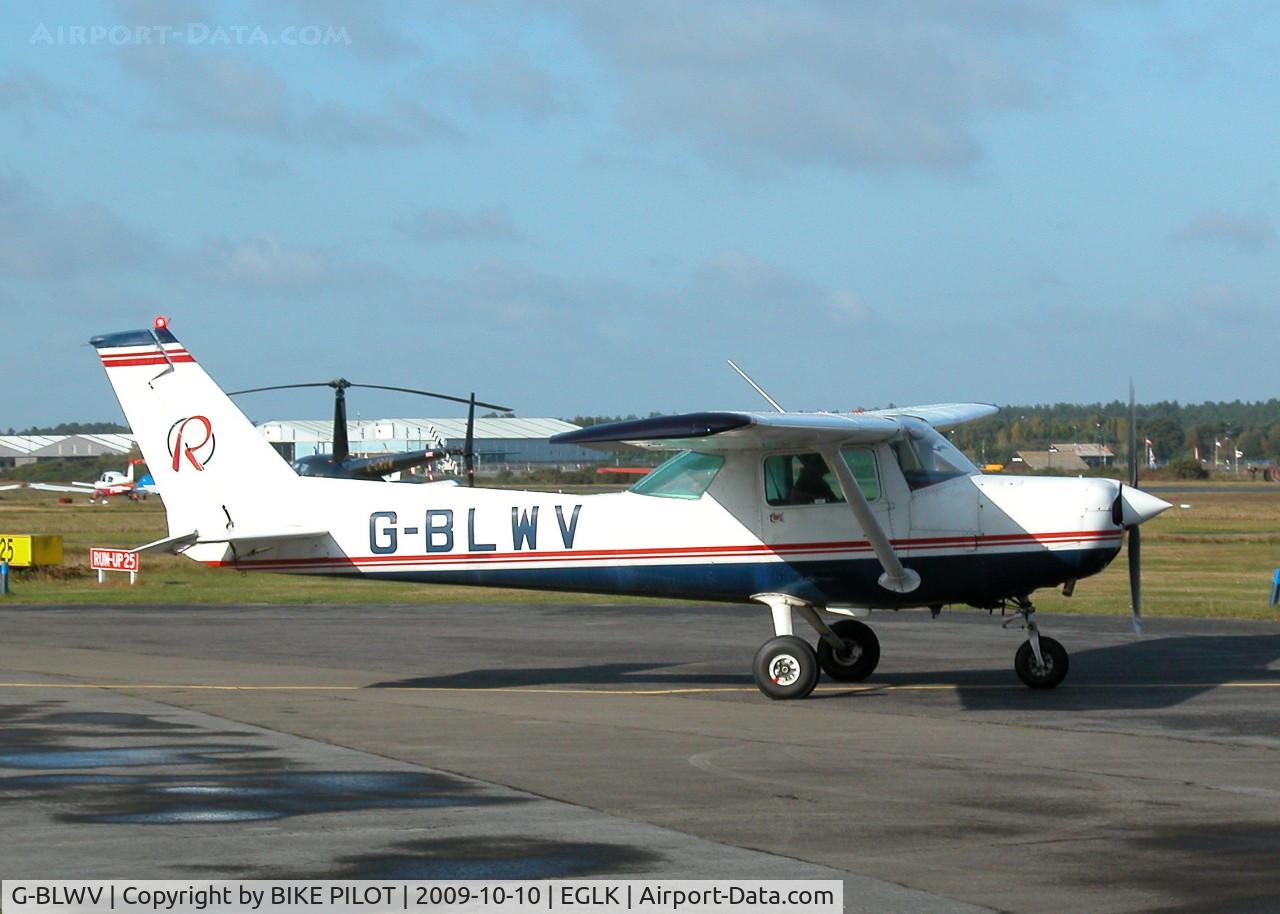 G-BLWV, 1981 Reims F152 C/N 1843, ABOUT TO TAKE OF FOR CIRCUITS, PHOTO TAKEN APPROX. 15 MINUTES PRIORY TO FORCE LANDING IN OPEN GROUND THE PILOT RECEIVED ONLY MINOR INJURIES