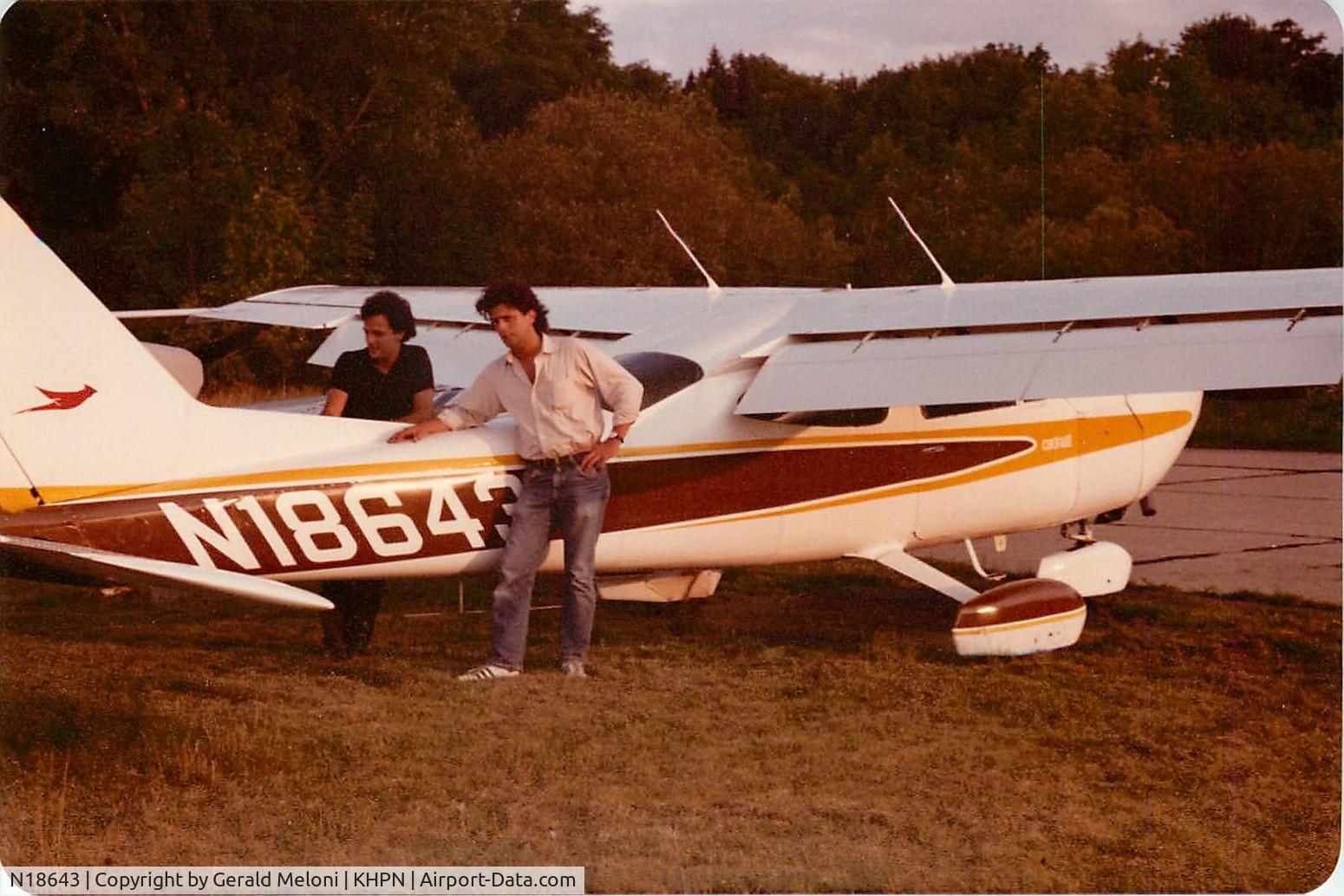 N18643, 1976 Cessna 177B Cardinal C/N 17702545, Me and my two brothers before a flight.