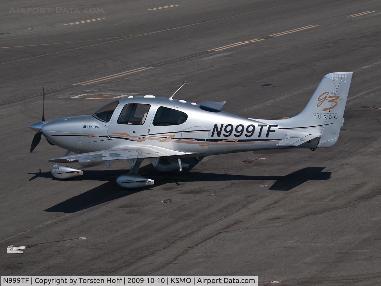 N999TF, 2007 Cirrus SR22 C/N 2500, N999TF parked at KSMO