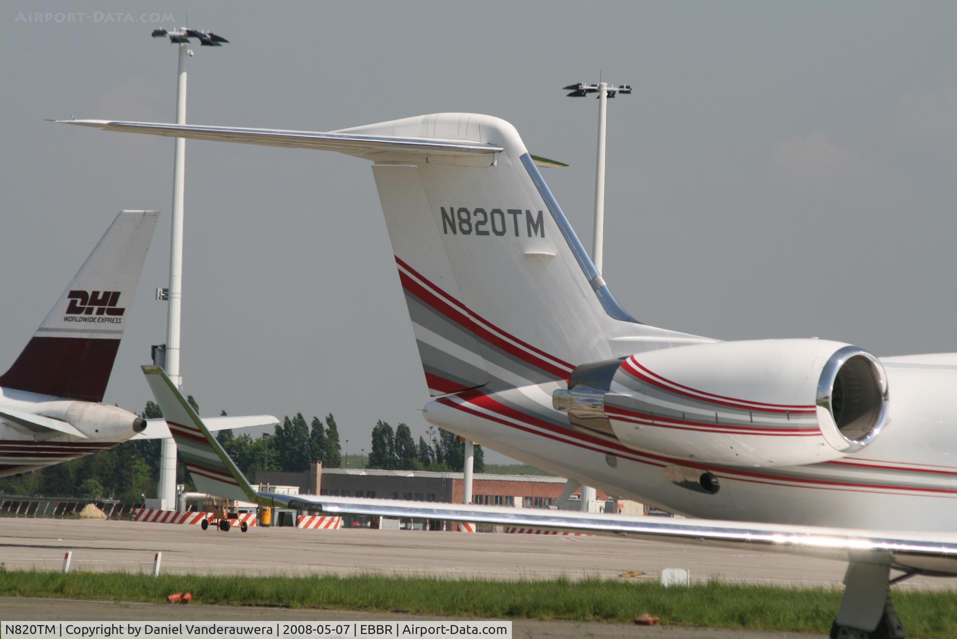 N820TM, 2003 Gulfstream Aerospace G-IV C/N 1508, parked on General Aviation apron