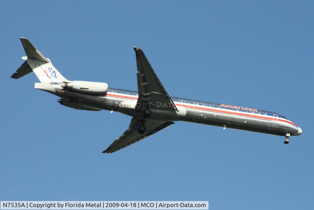 N7535A, 1990 McDonnell Douglas MD-82 (DC-9-82) C/N 49989, American MD-82