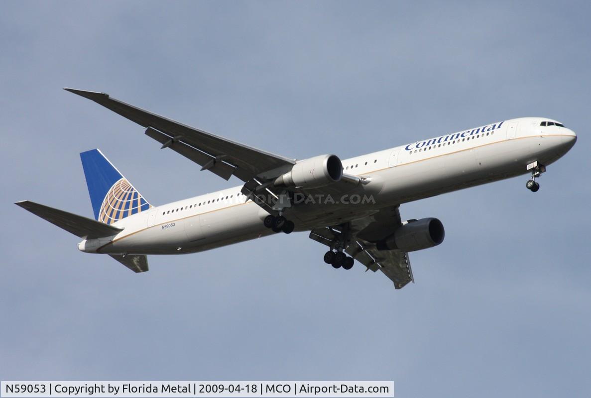 N59053, 2000 Boeing 767-424/ER C/N 29448, Continental 767-400