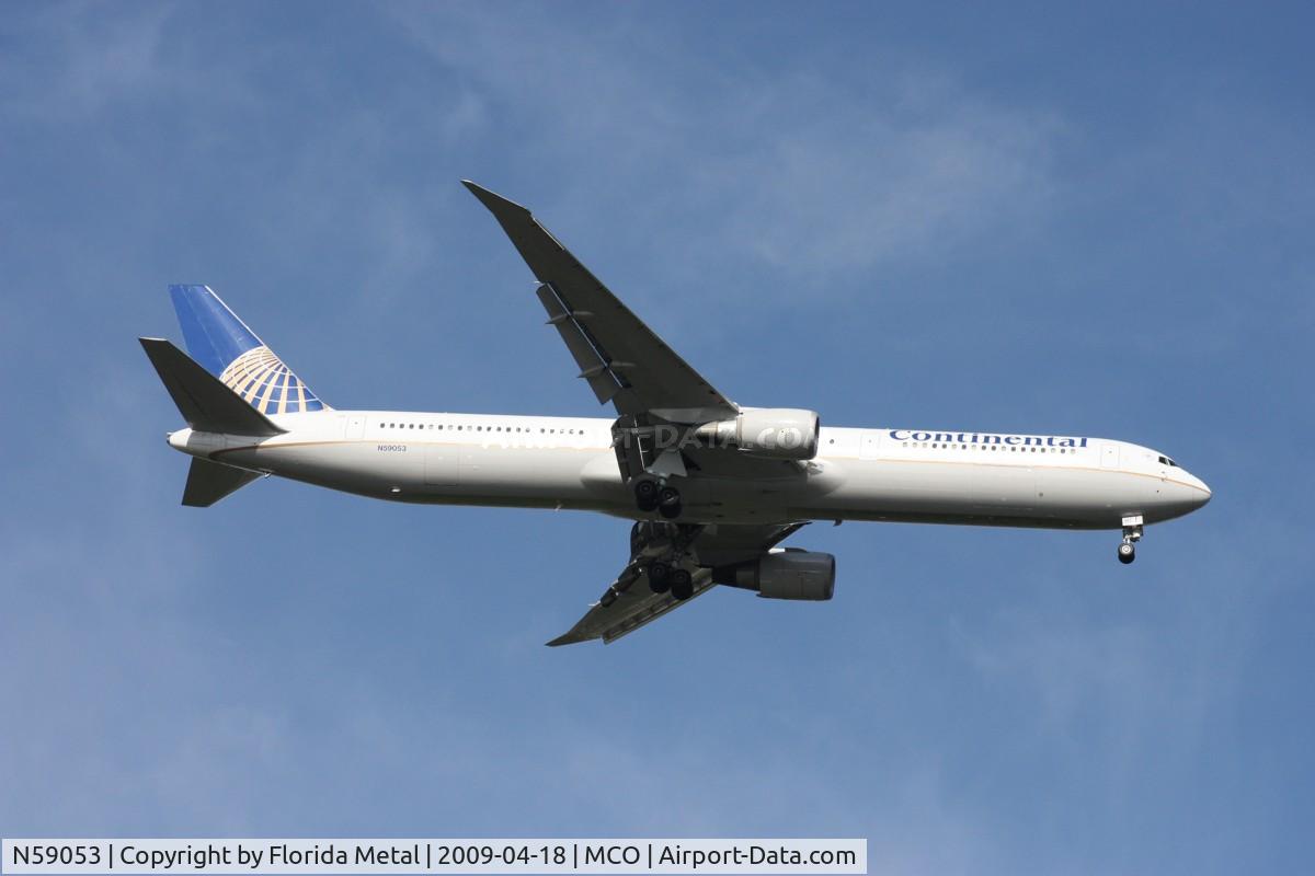 N59053, 2000 Boeing 767-424/ER C/N 29448, Continental 767-400
