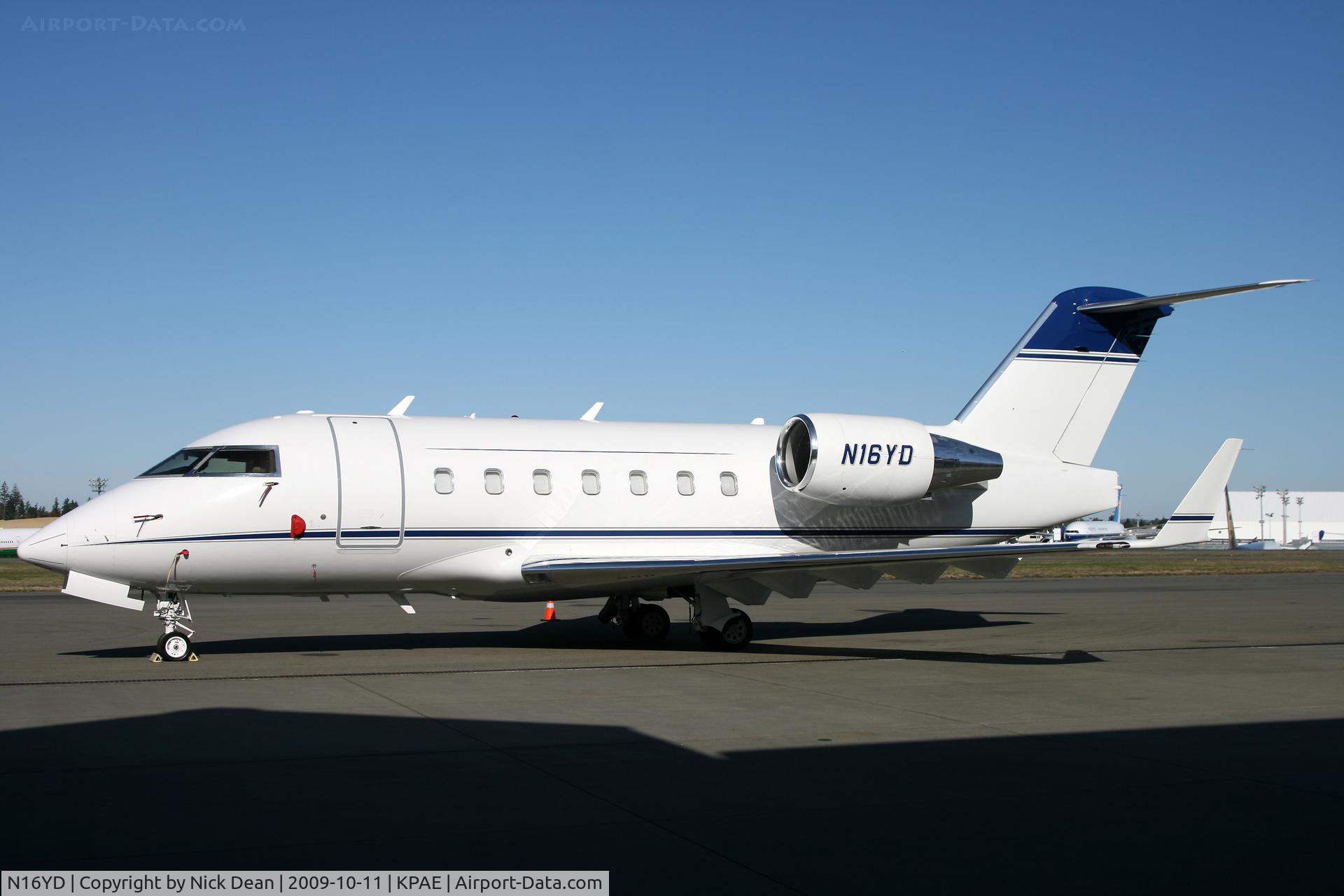 N16YD, 1998 Bombardier Challenger 604 (CL-600-2B16) C/N 5367, KPAE
