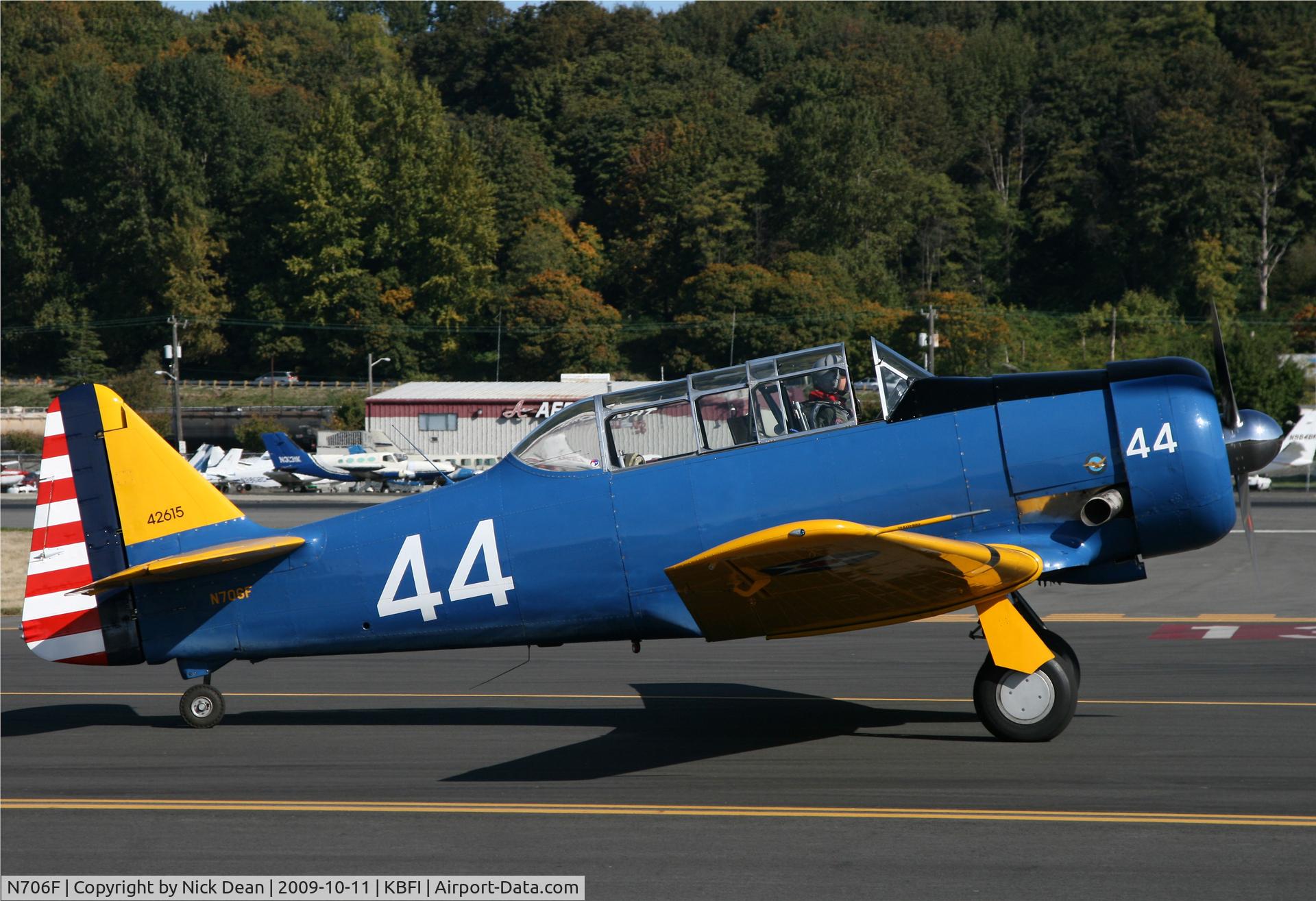 N706F, North American AT-6F C/N 121-42615, KBFI
