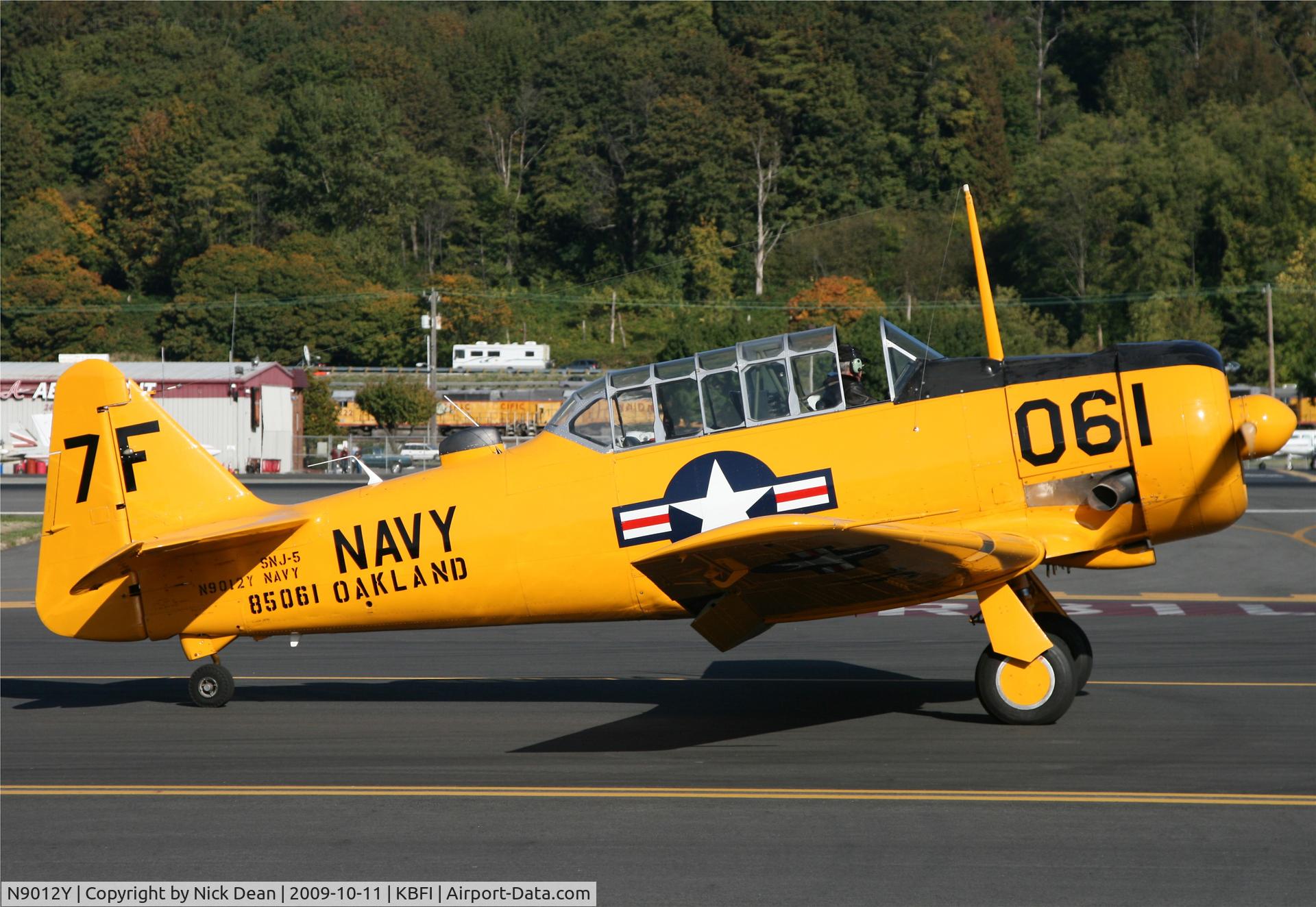 N9012Y, 1944 North American SNJ-5 Texan Texan C/N 85061, KBFI c/n 88-17282