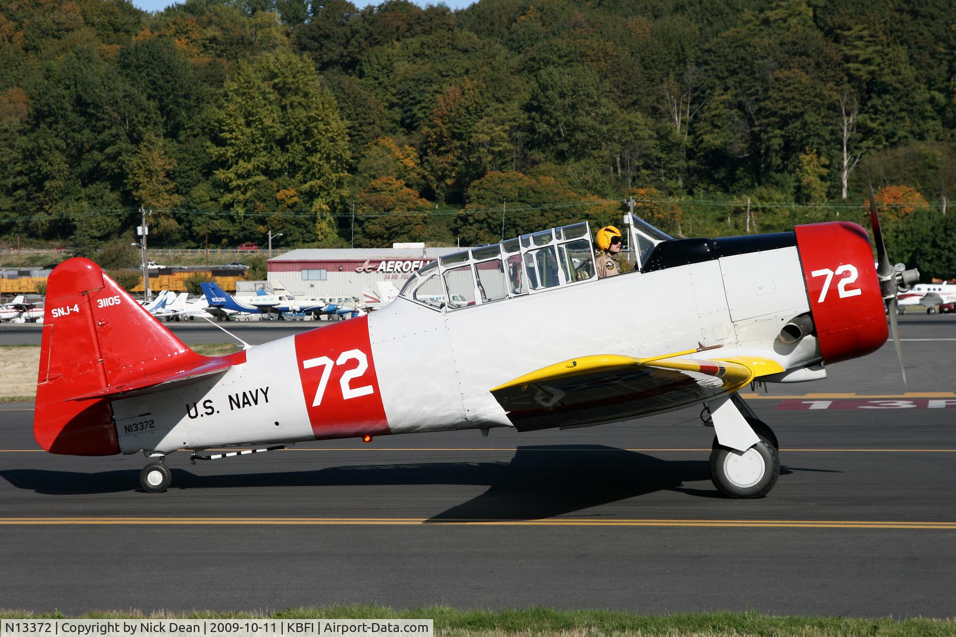 N13372, 1956 North American SNJ-4 Texan C/N 88-13372, KBFI