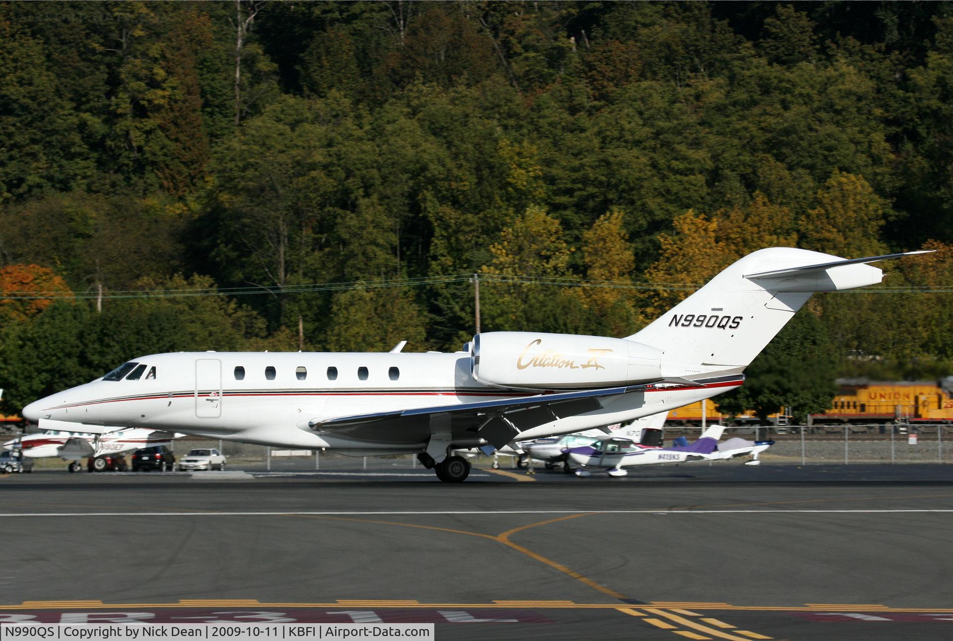 N990QS, 2002 Cessna 750 Citation X C/N 750-0190, KBFI