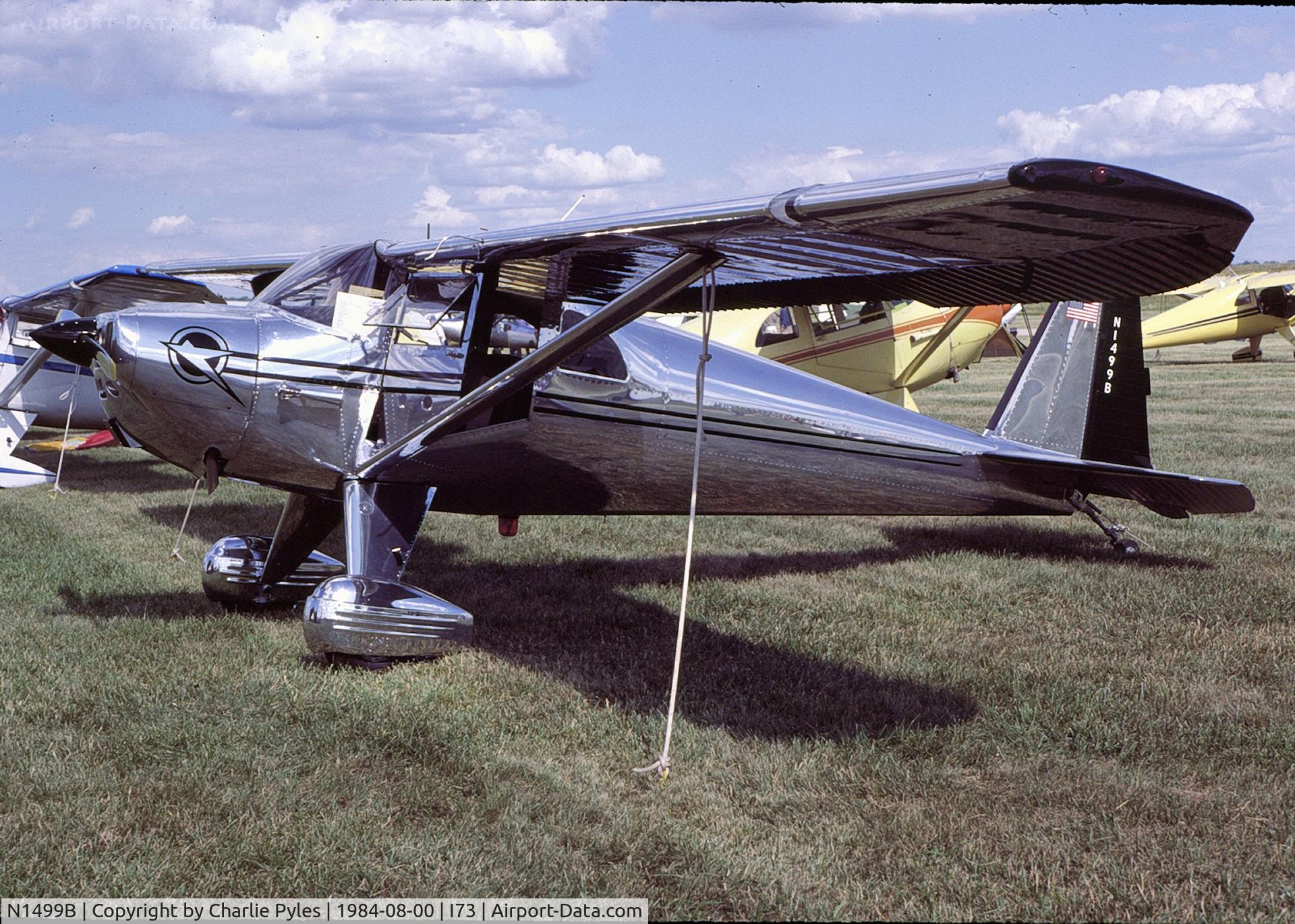 N1499B, 1948 Luscombe 8F Silvaire Silvaire C/N 6126, Luscombe 8F at the July 1984 Luscombe Fly-in