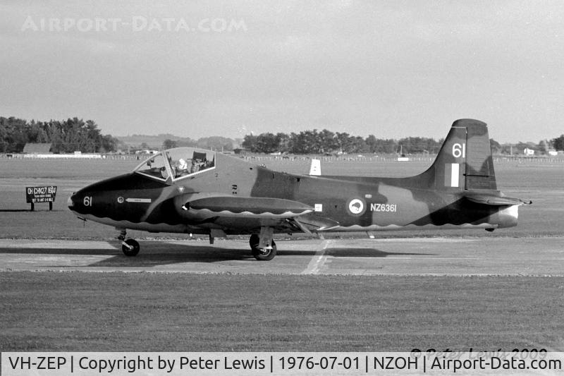 VH-ZEP, 1970 BAC 167 Strikemaster Mk.88 C/N 301, 14 Squadron based at Ohakea