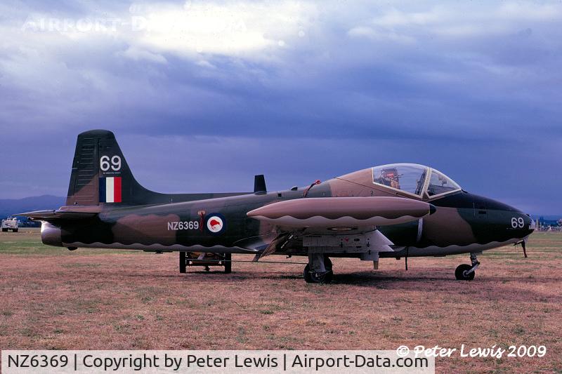 NZ6369, 1972 BAC 167 Strikemaster Mk.88 C/N 309, 14 Squadron based at Ohakea
