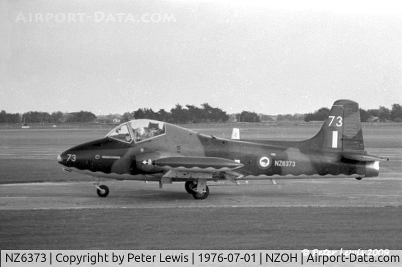 NZ6373, 1973 BAC 167 Strikemaster Mk.88 C/N 343, 14 Squadron based at Ohakea