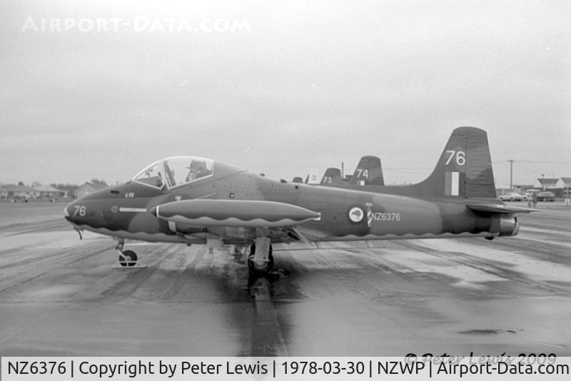 NZ6376, 1973 BAC 167 Strikemaster Mk.88 C/N 346, 14 Squadron based at Ohakea