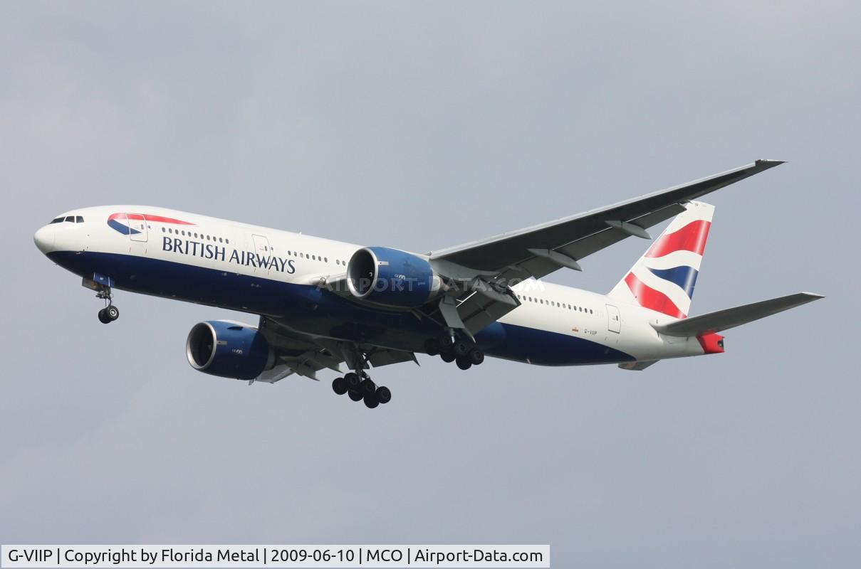 G-VIIP, 1999 Boeing 777-236 C/N 29321, British 777-200