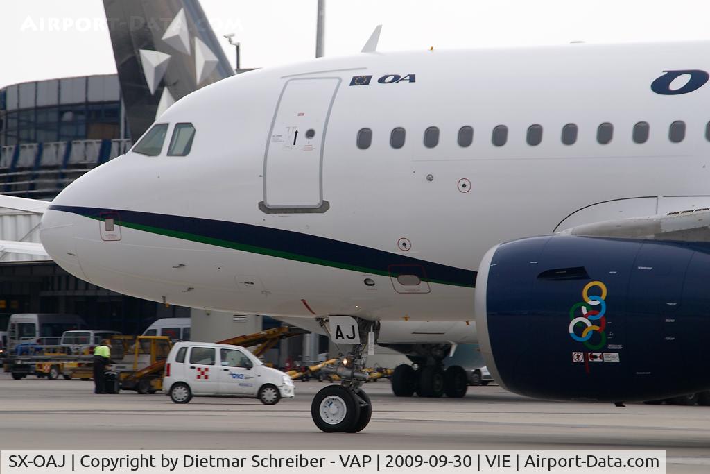 SX-OAJ, 2009 Airbus A319-112 C/N 3905, Olympic A319