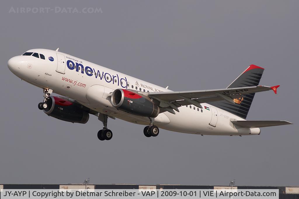 JY-AYP, 2009 Airbus A319-132 C/N 3832, Royal Jordanian Airbus 319