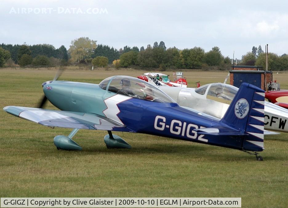 G-GIGZ, 2009 Vans RV-8 C/N PFA 303-14577, NEW UK