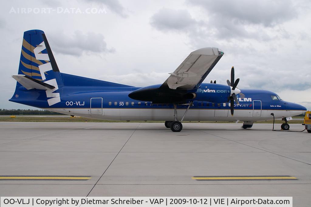 OO-VLJ, 1987 Fokker 50 C/N 20105, VLM Fokker 50