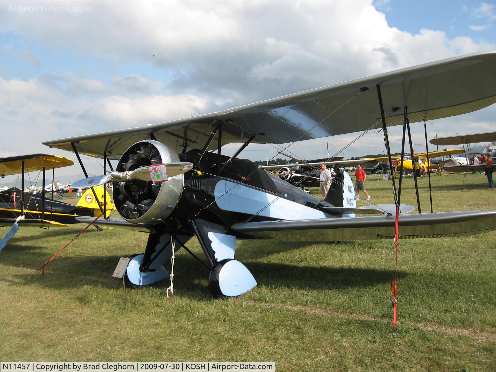 N11457, 1931 Waco QCF C/N 3540, EAA AirVenture 2009