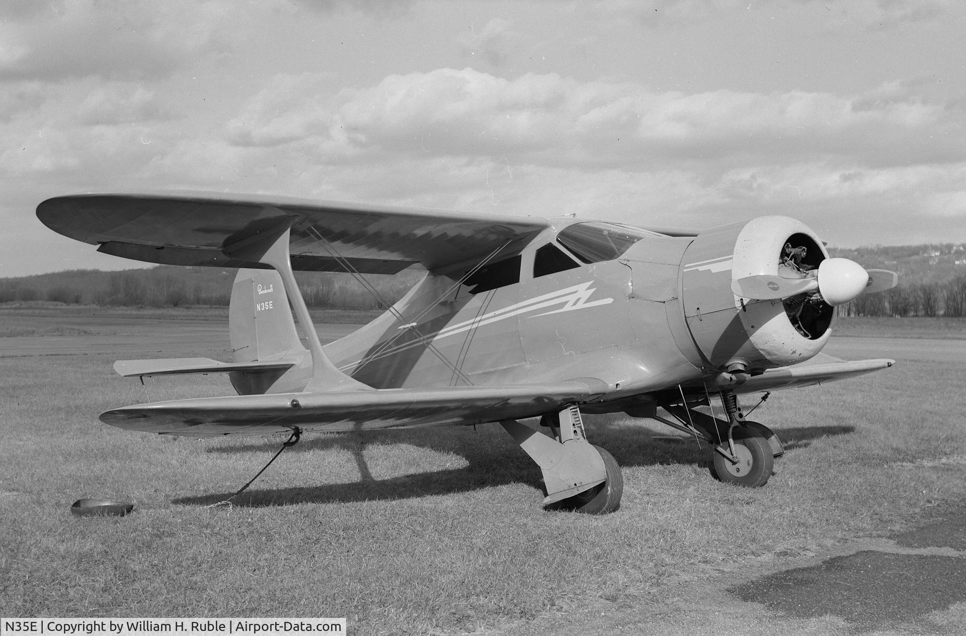 N35E, 1937 Beech D-17R C/N D-17R-167, N35E in 1964