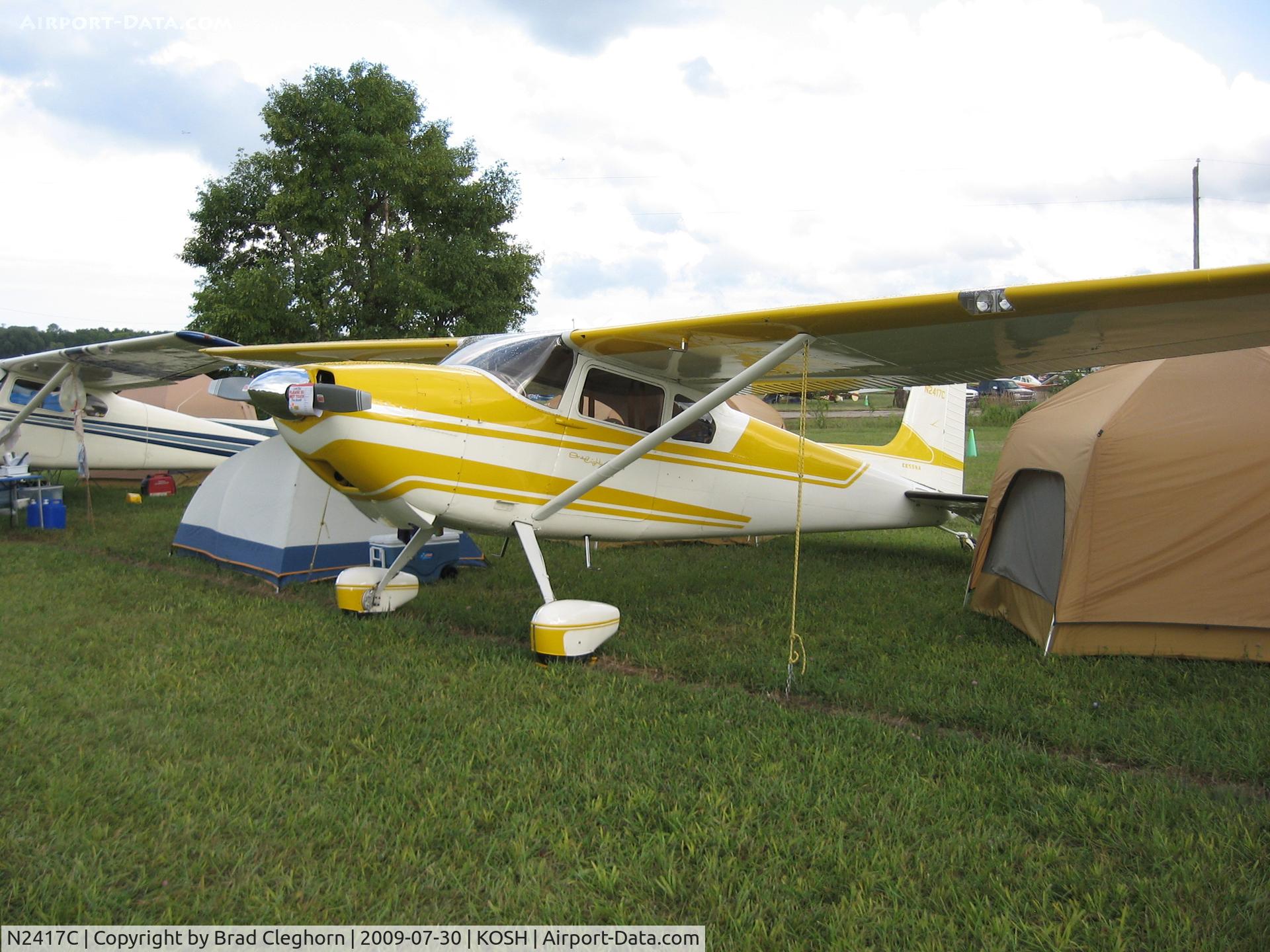 N2417C, 1954 Cessna 180 C/N 30717, EAA AirVenture 2009