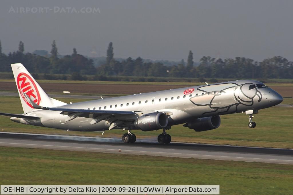 OE-IHB, 2009 Embraer 190LR (ERJ-190-100LR) C/N 19000294, flyNIKI