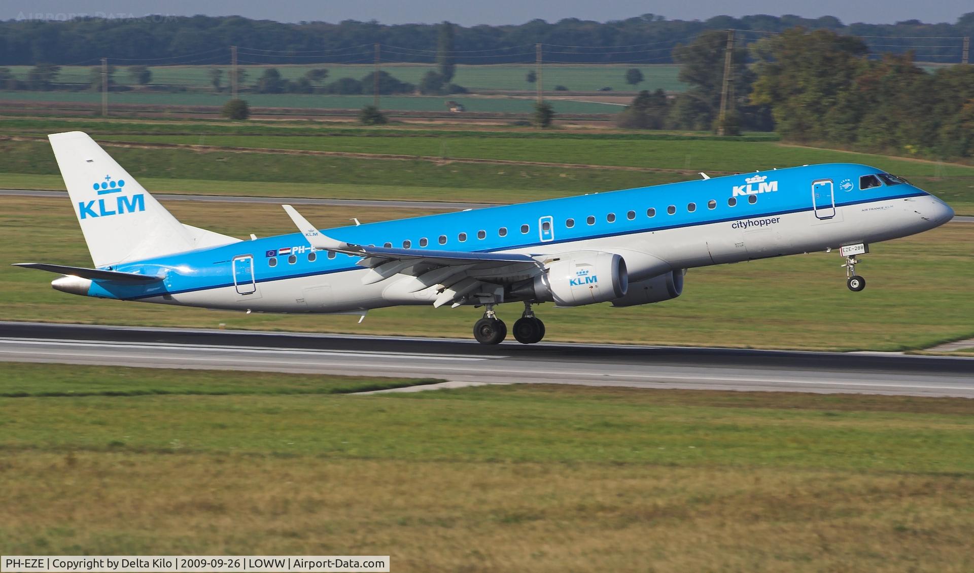 PH-EZE, 2009 Embraer 190LR (ERJ-190-100LR) C/N 19000288, KLM  EMBRAER 	ERJ-190-100STD