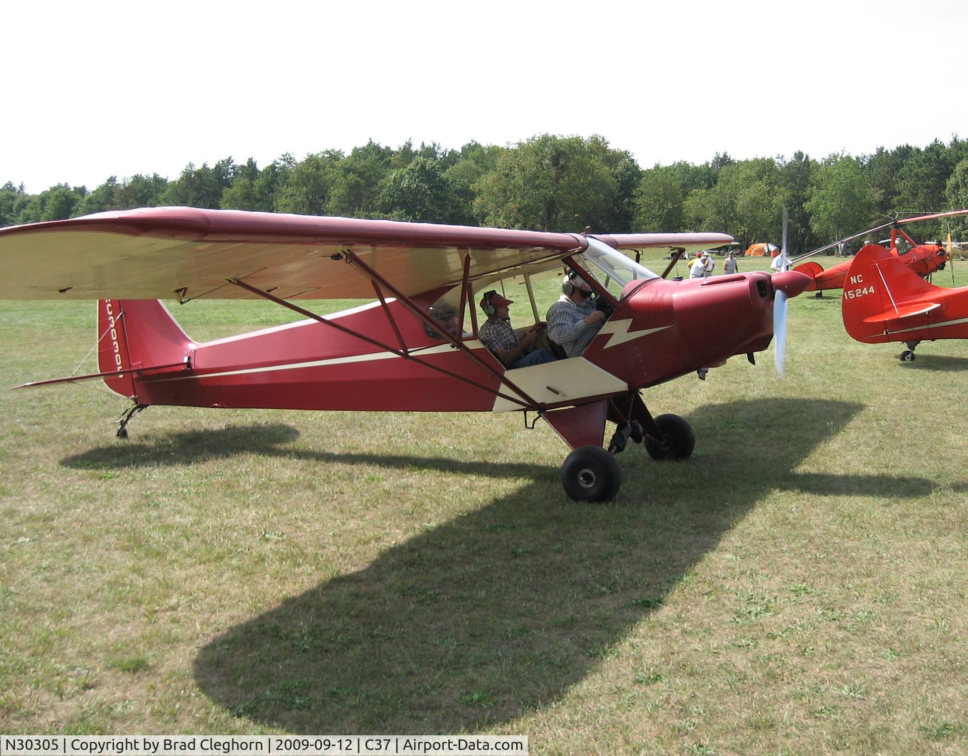N30305, 1938 Piper J3L-65 Cub Cub C/N 4780, MAAC Grassroots Fly-in 2009