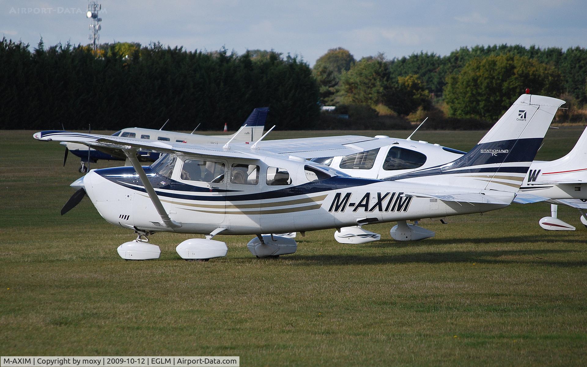 M-AXIM, 2005 Cessna T206H Turbo Stationair C/N T20608513, Isle of Man registered Cessna Stationair