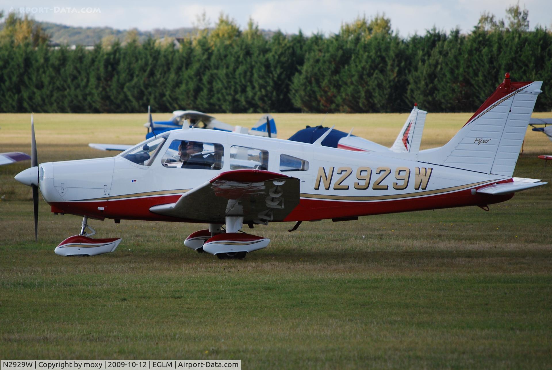 N2929W, 1974 Piper PA-28-151 Cherokee Warrior C/N 28-7415457, Piper PA28-151 at White Waltham