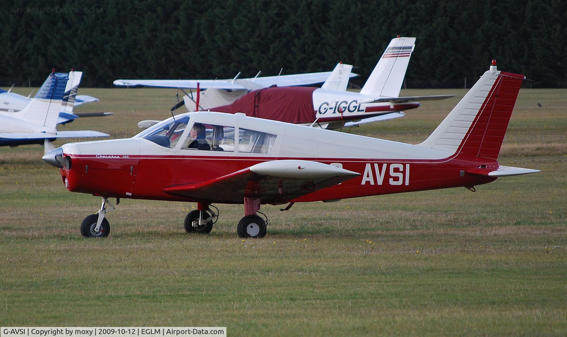 G-AVSI, 1967 Piper PA-28-140 Cherokee C/N 28-23148, Cherokee 140 at White Waltham