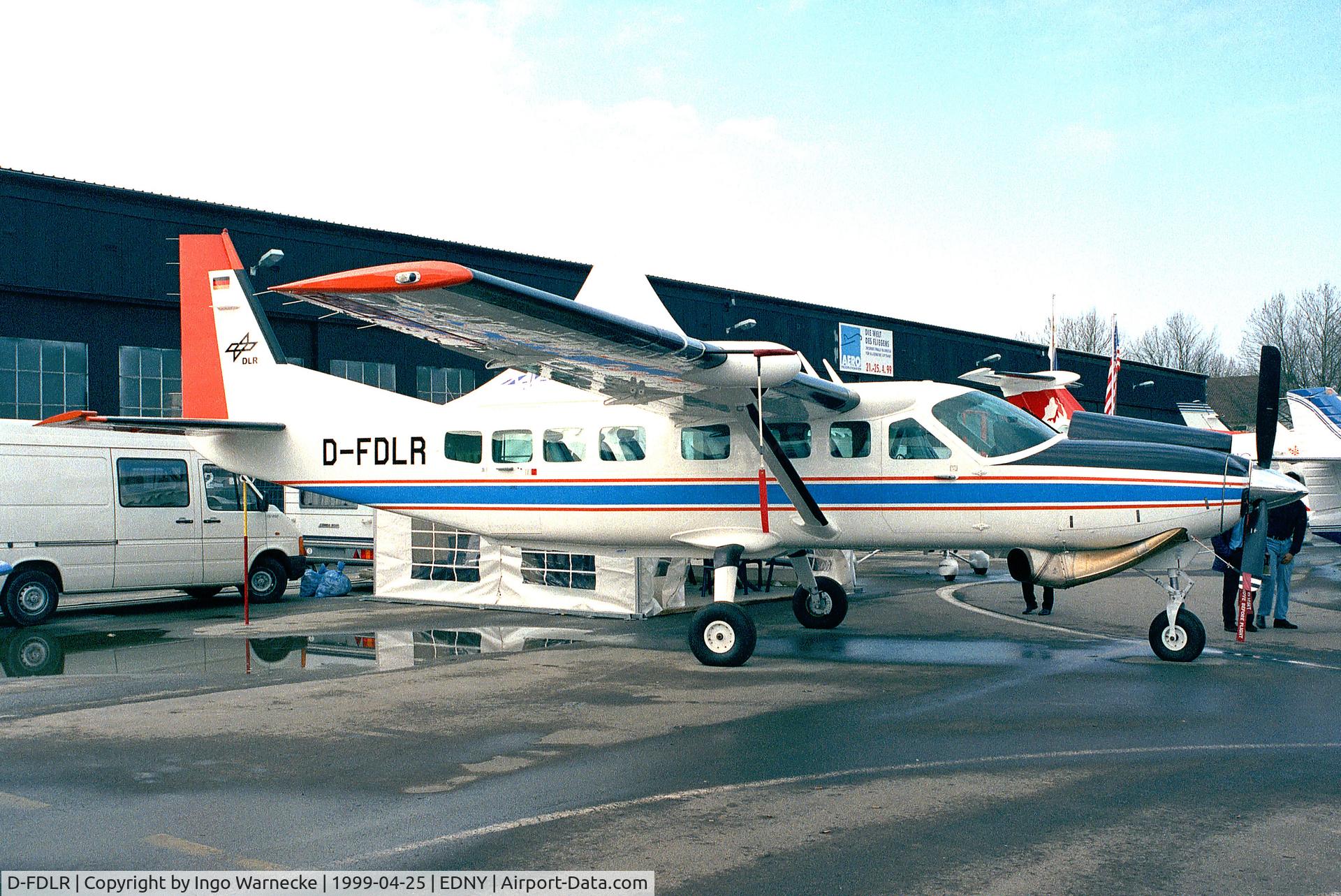 D-FDLR, 1998 Cessna 208B Grand Caravan C/N 208B-0708, Cessna 208B Grand Caravan of the DLR at the Aero 1999, Friedrichshafen