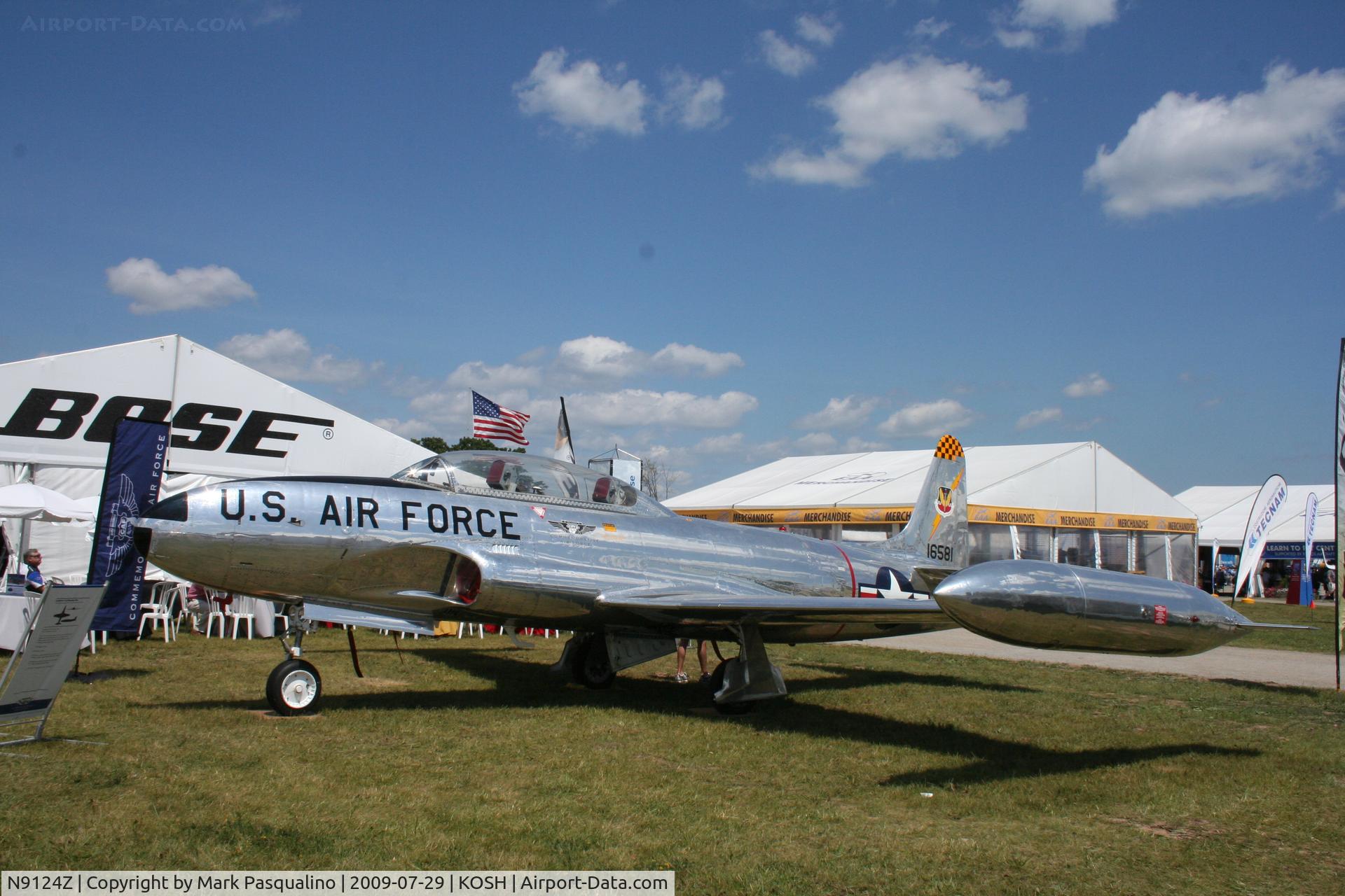 N9124Z, 1951 Lockheed T-33B Shooting Star C/N 580-5915, Lockheed T-33