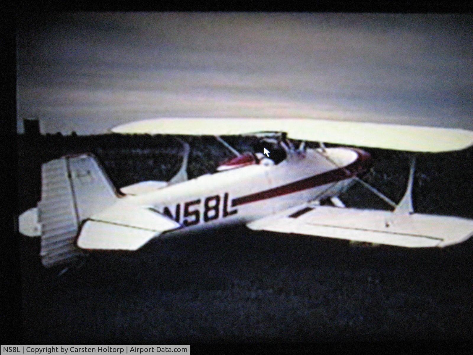 N58L, 1966 Meyer Little Toot C/N 1, N58L Take-off from private airstrip 1980