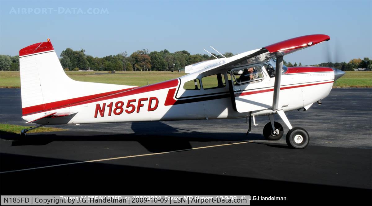 N185FD, 1976 Cessna A185F Skywagon 185 C/N 18503251, warm up Easton MD